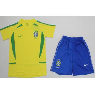 Brasil 1a Equipación 2002 - NIÑOS